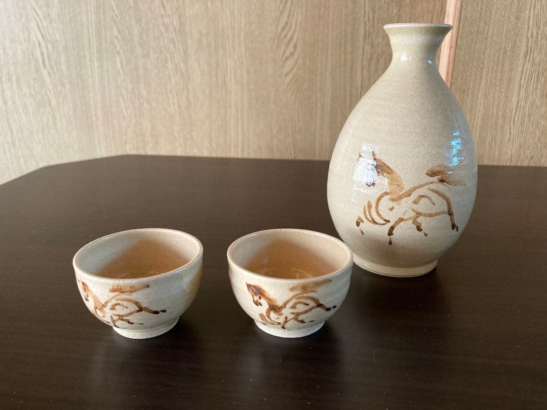 希少・重要無形文化財】相馬駒焼 田代法橋 田代清治右衛門 徳利