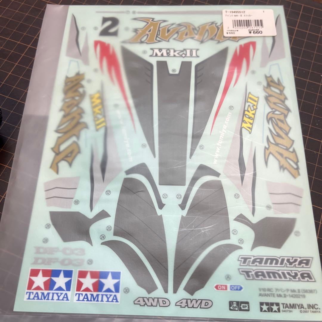 や*ろ様 タミヤ アバンテMk.II DF03 オプ付き