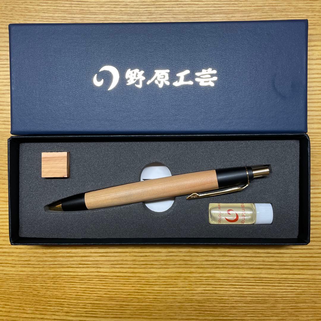 野原工芸　木曽檜　スタンダードボールペン