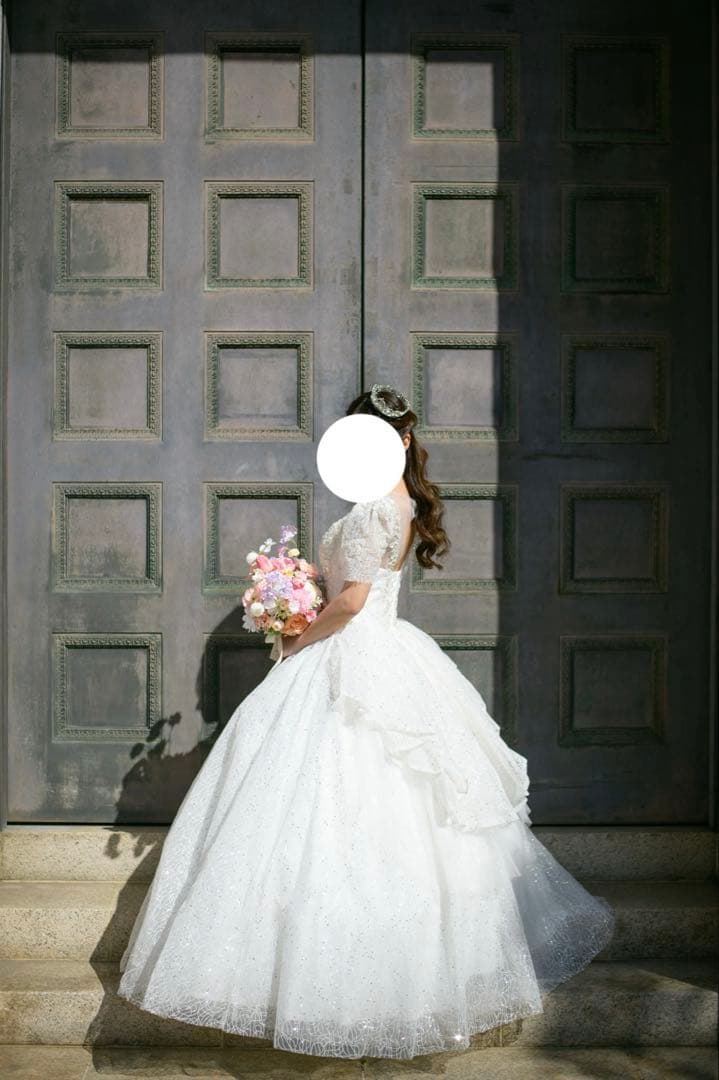ウエディングドレス　韓国風　プリンセス前撮り　結婚式　ウエディングフォト