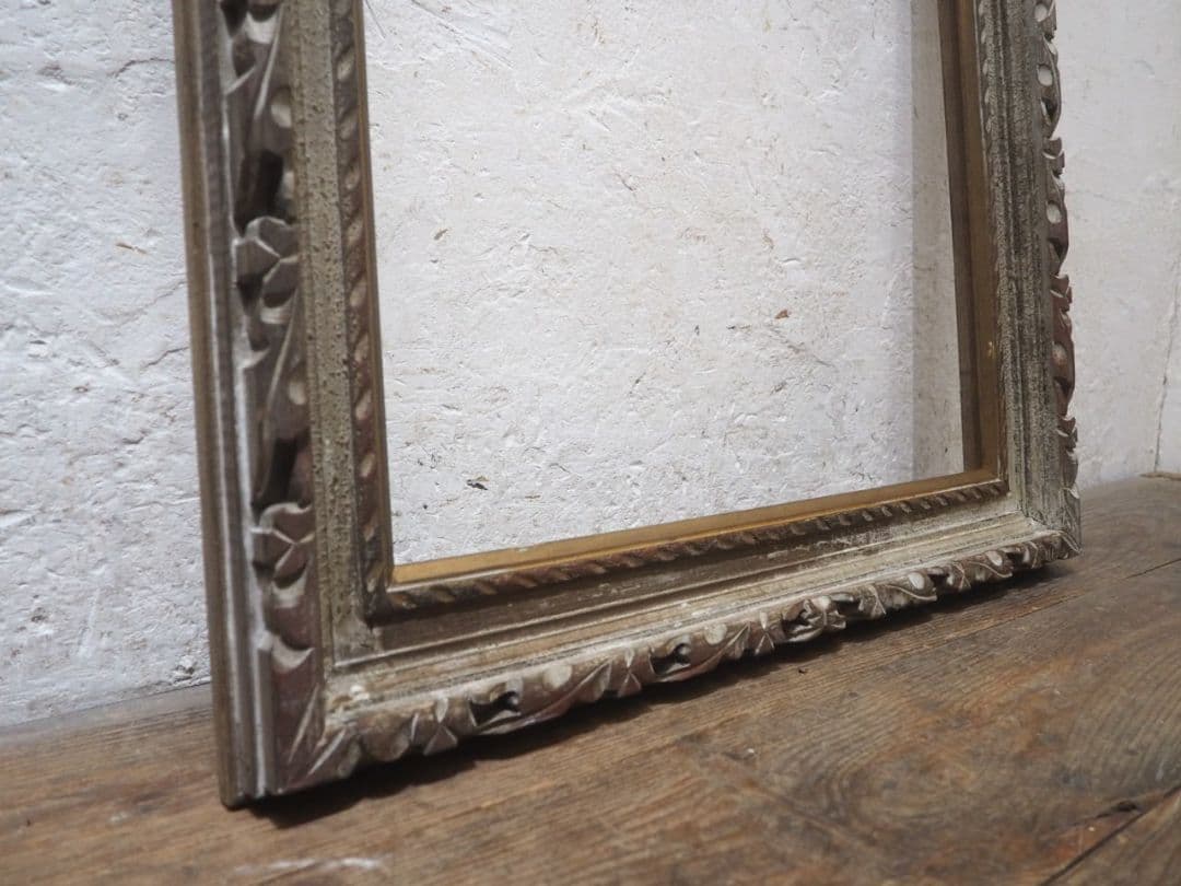 1248 レトロな額縁 P20 アートフレーム 油彩 水彩 画材 ビンテージ