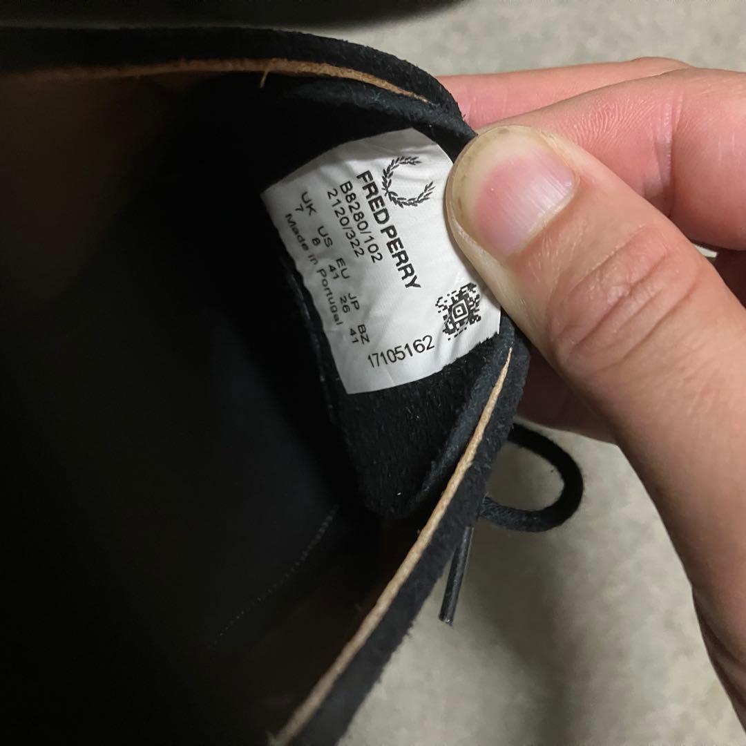 ジョージコックス　フレッドペリー別注 ラバーソール