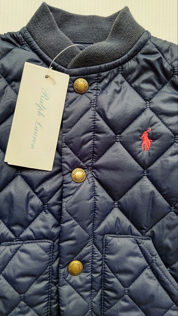 新品 ラルフローレン キルティング ジャケット 12M(80サイズ)