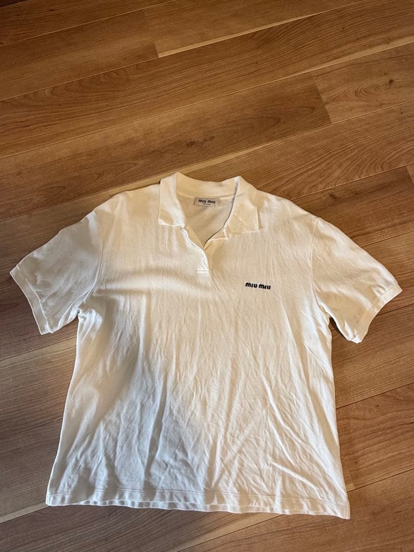 (本日のみ値段/美品)miumiuポロシャツ