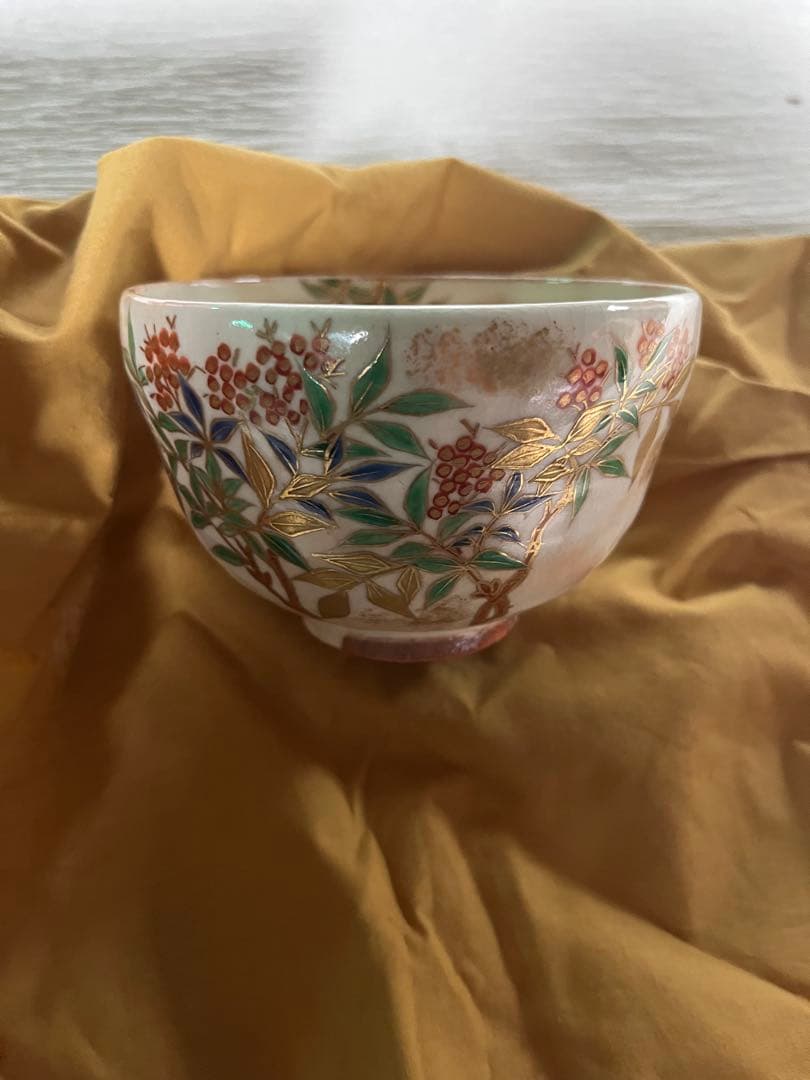c774 茶碗お茶九谷？