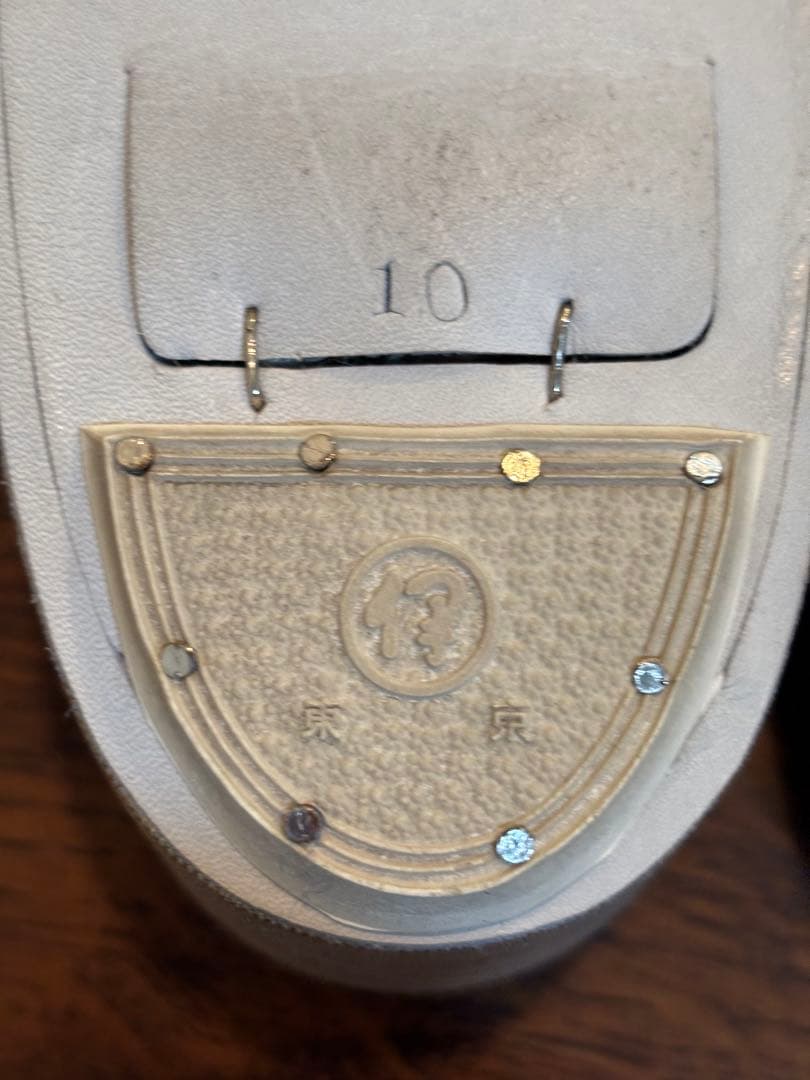 礼装用　佐賀錦の草履バッグセット　シャンパンゴールド　Mサイズ