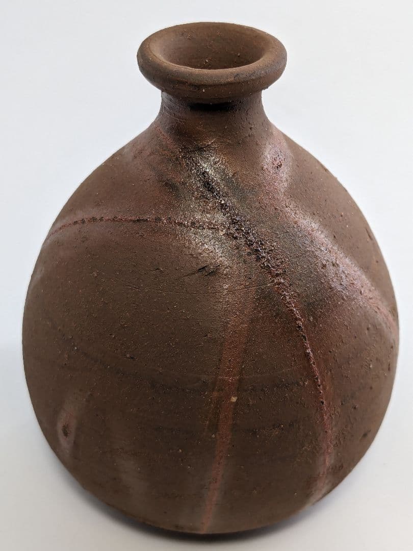 人間国宝 藤原雄 備前焼 緋襷徳利 合箱 とっくり 酒器 食器 工芸品 在銘