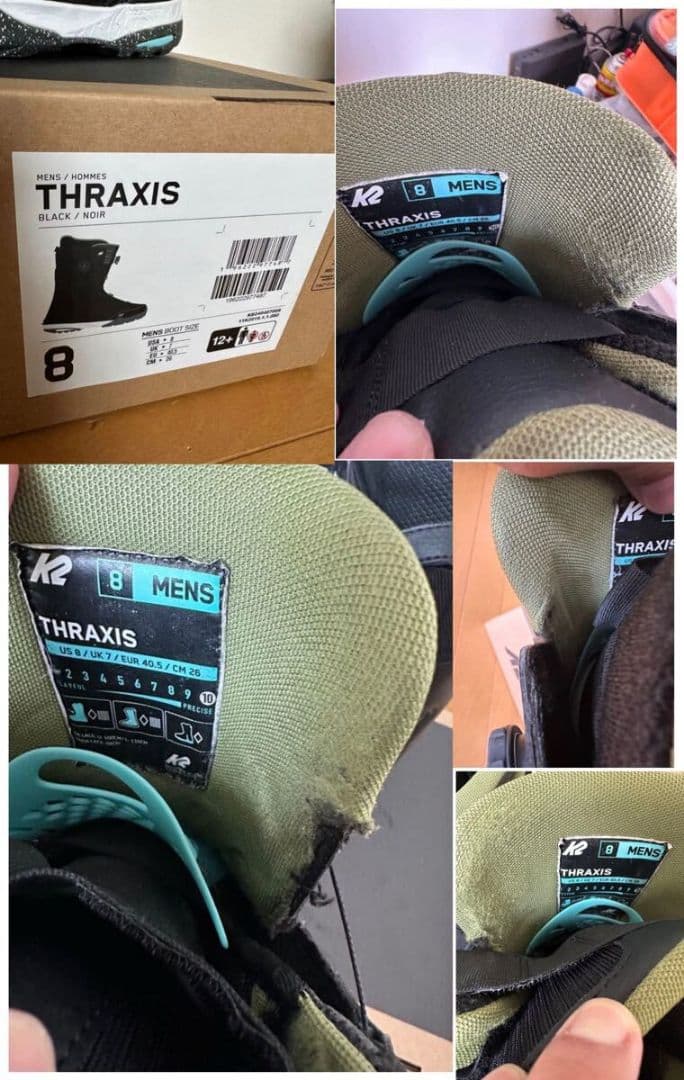 24/25モデル K2 THRAXIS スノーボードブーツ サイズ8 /26㎝