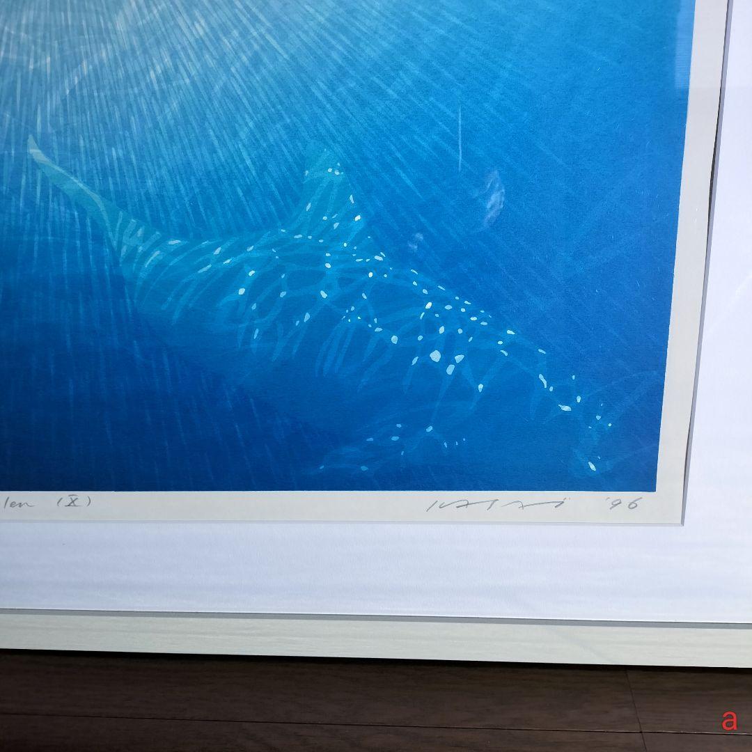 笠井正博 シルクスクリーン 版画 La chambre du bleu16/50