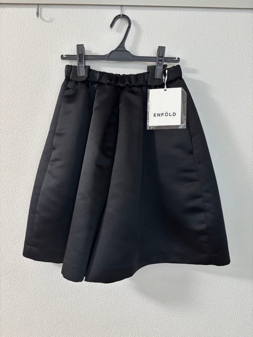 ENFOLD キュロットパンツ　BLK 36 未使用　新作