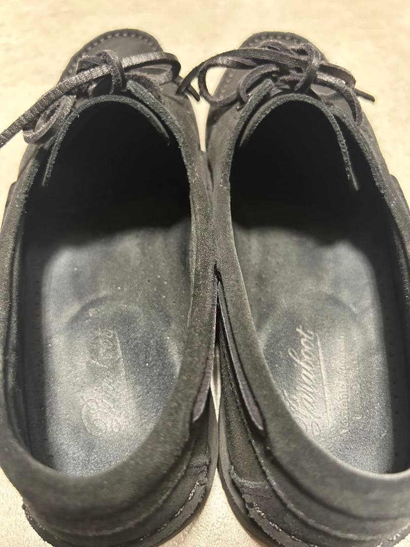 ◆Paraboot/MALO パラブーツ/マロ　別注ブラックスエード6 1/2