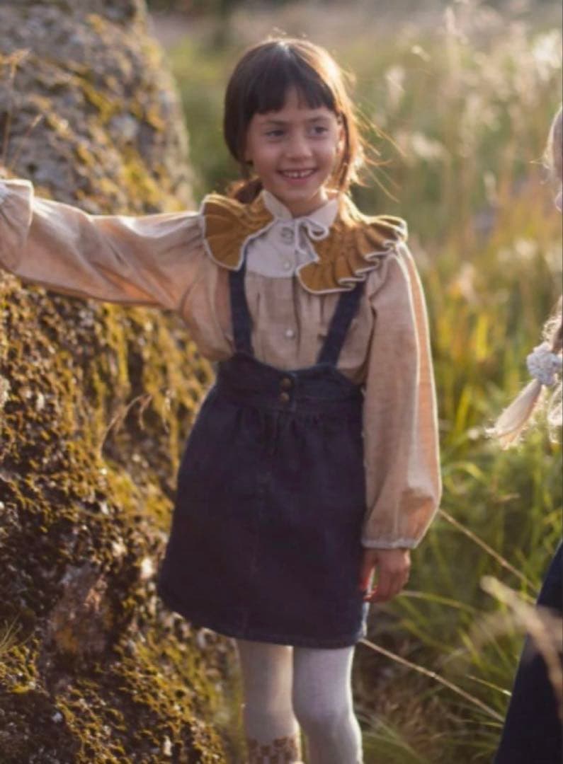 スカート soor ploom Minnie Pinafore Eco Wash 6y