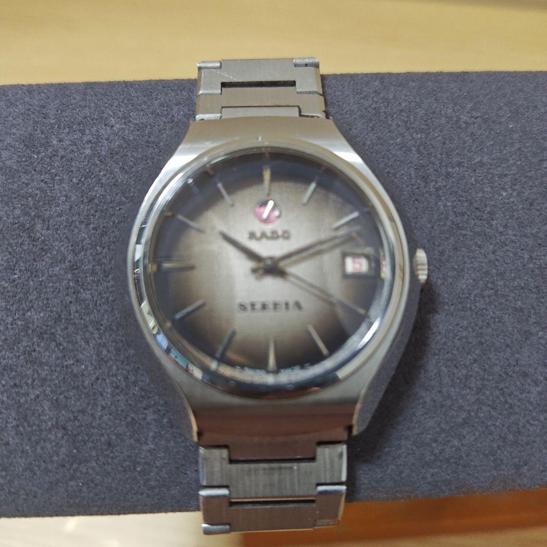 【RADO】自動巻き　稼働品　セルビア　2種類　2個　ブラウンとグリーン