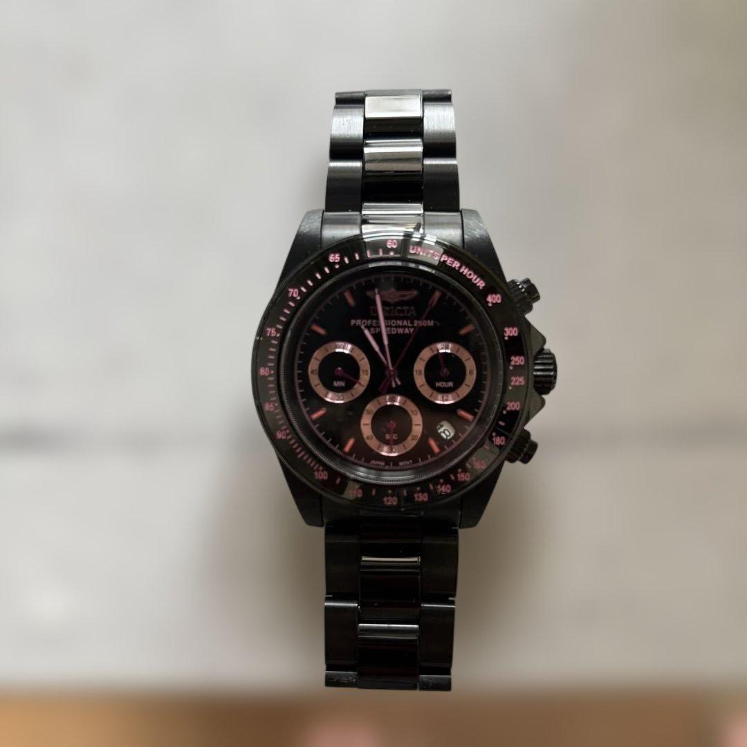 インビクタ 腕時計 Z1773 ブラック/ピンク