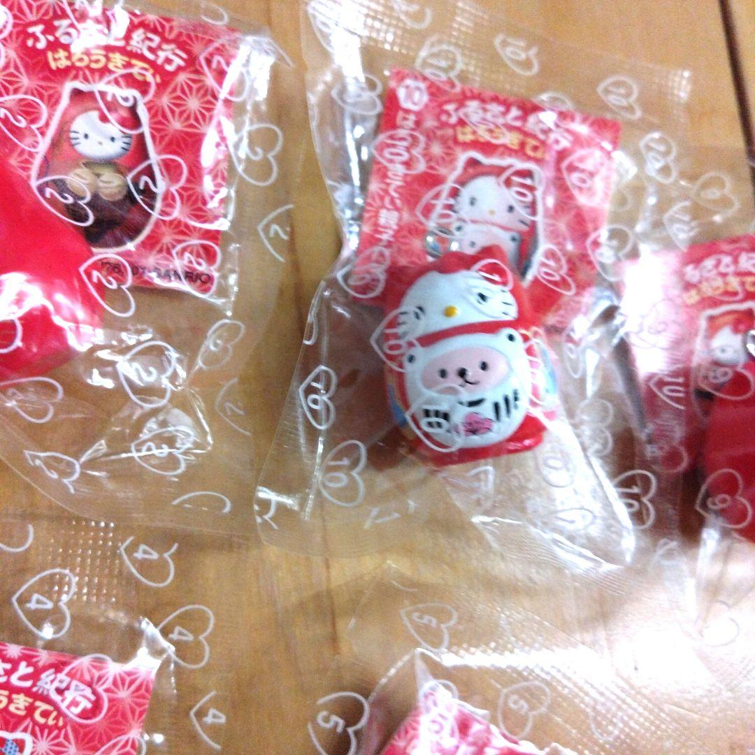 激レア】ご当地キティマスコット ふるさと紀行だるまキティ こけしキティ