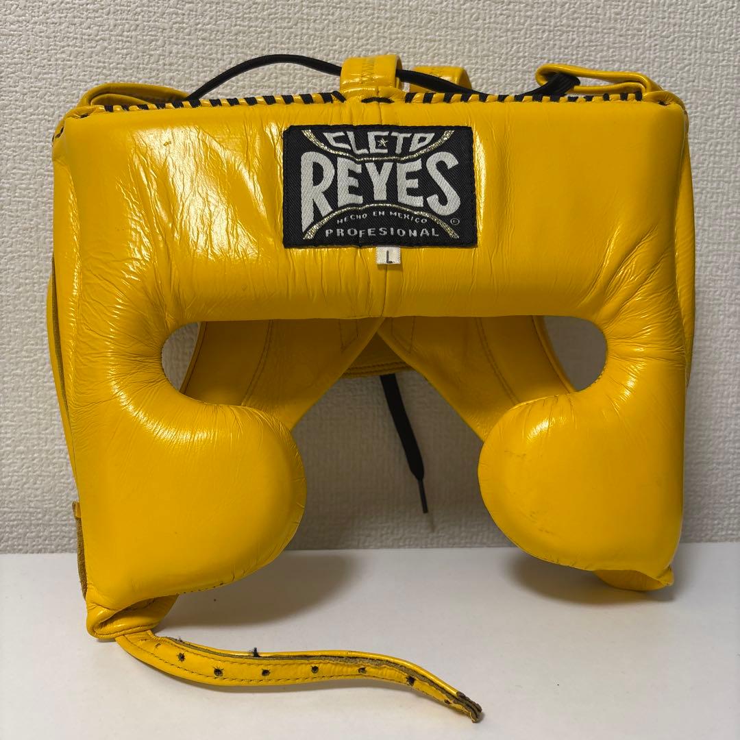 REYES製 レイジェス　フェースガード　イエロー　本皮 REYES製 レイジェス フェースガード イエロー 本皮 Reyes（ボクシング