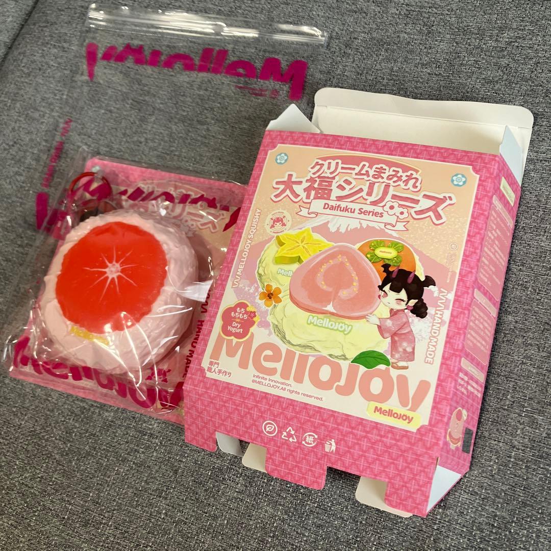 新品未使用】Mellojoy スクイーズ 大福シリーズ グレープフルーツ