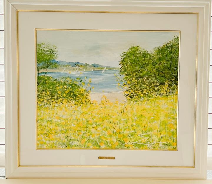 イーダ ヴァリッキオ 原画 一点物レア 水彩画 サンシャイン・シー 額