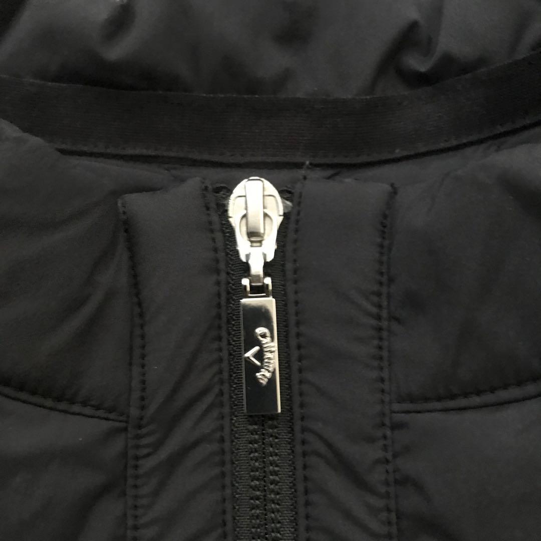 キャロウェイ Callaway ゴルフ　フルジップ　ダウンベスト　黒　ワンピース