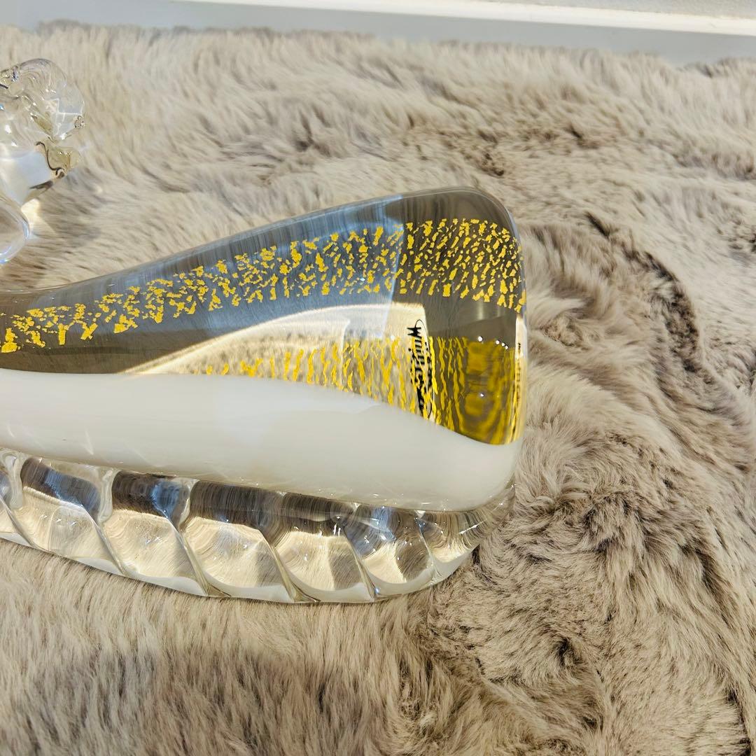 美品 Multi Glass(マルティグラス) 馬 置き物 縁起物 ガラス Multi