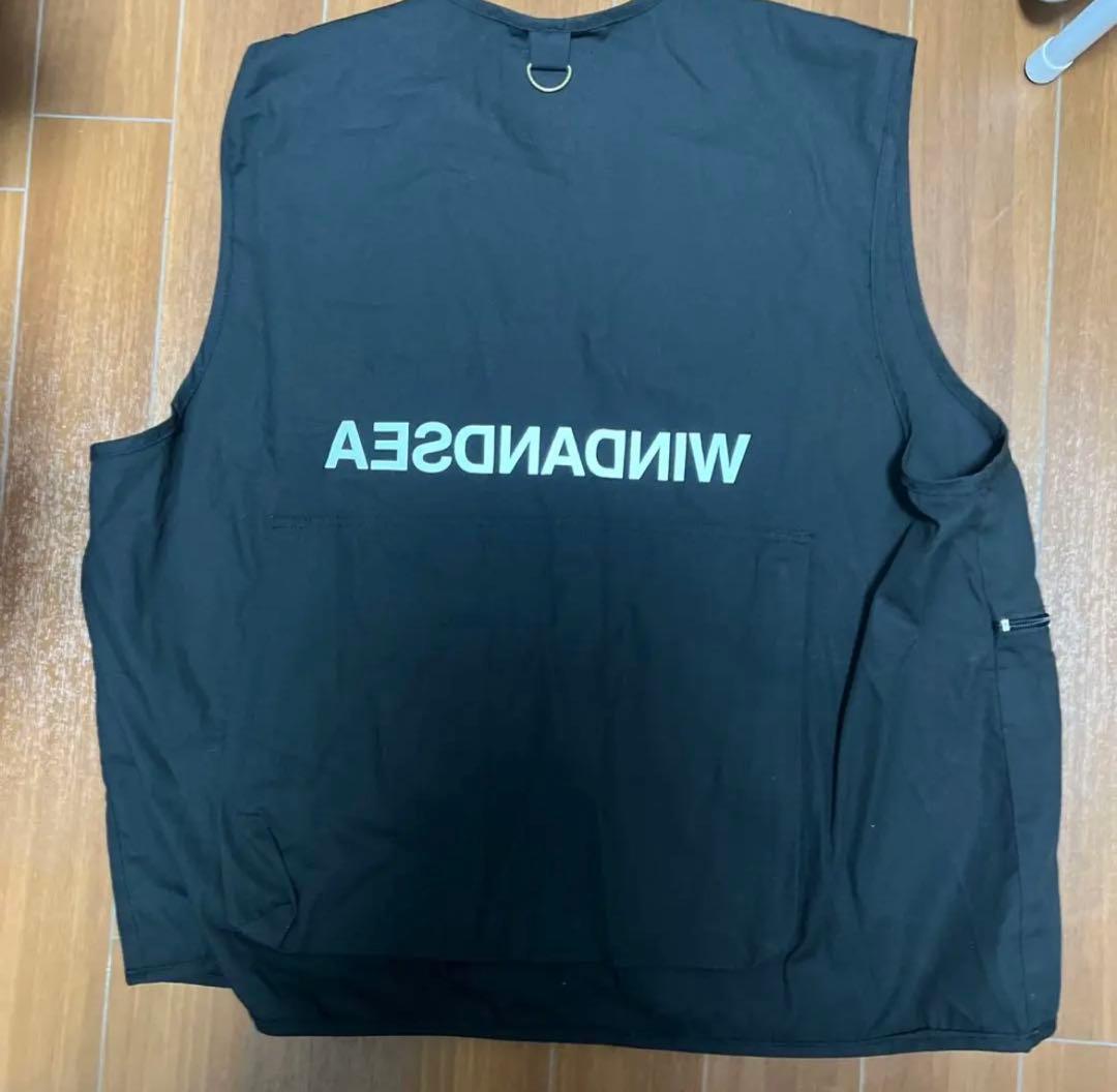 WIND AND SEA ブラック ベスト