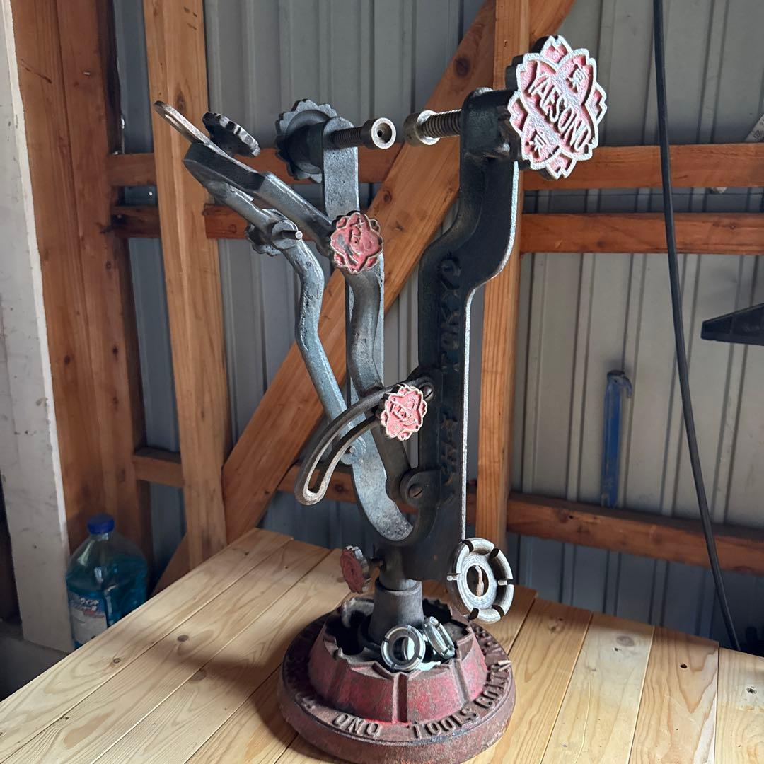 レトロ　自転車特殊工具　ヤエソノ　振れ取り台　宝山　畑屋　スポークレンチ付き