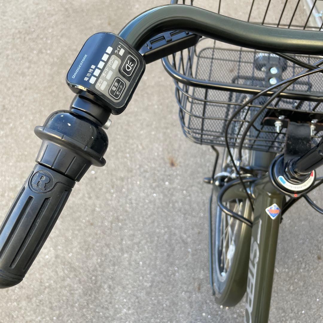 ブリヂストンアルベルト 電動アシスト自転車26インチ グリーン