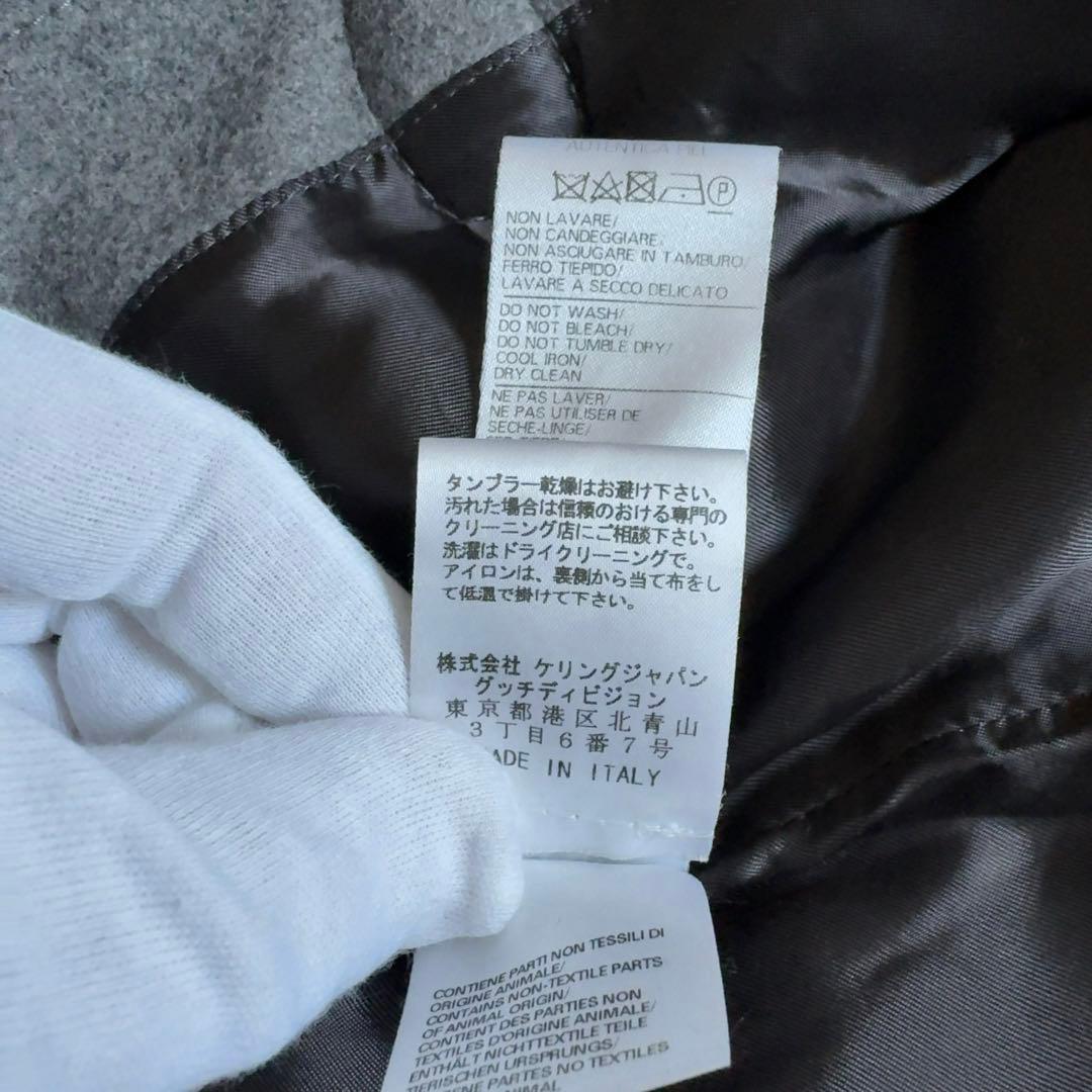 美品】グッチ チルドレン ダッフルコート カシミヤ シェリーライン 5