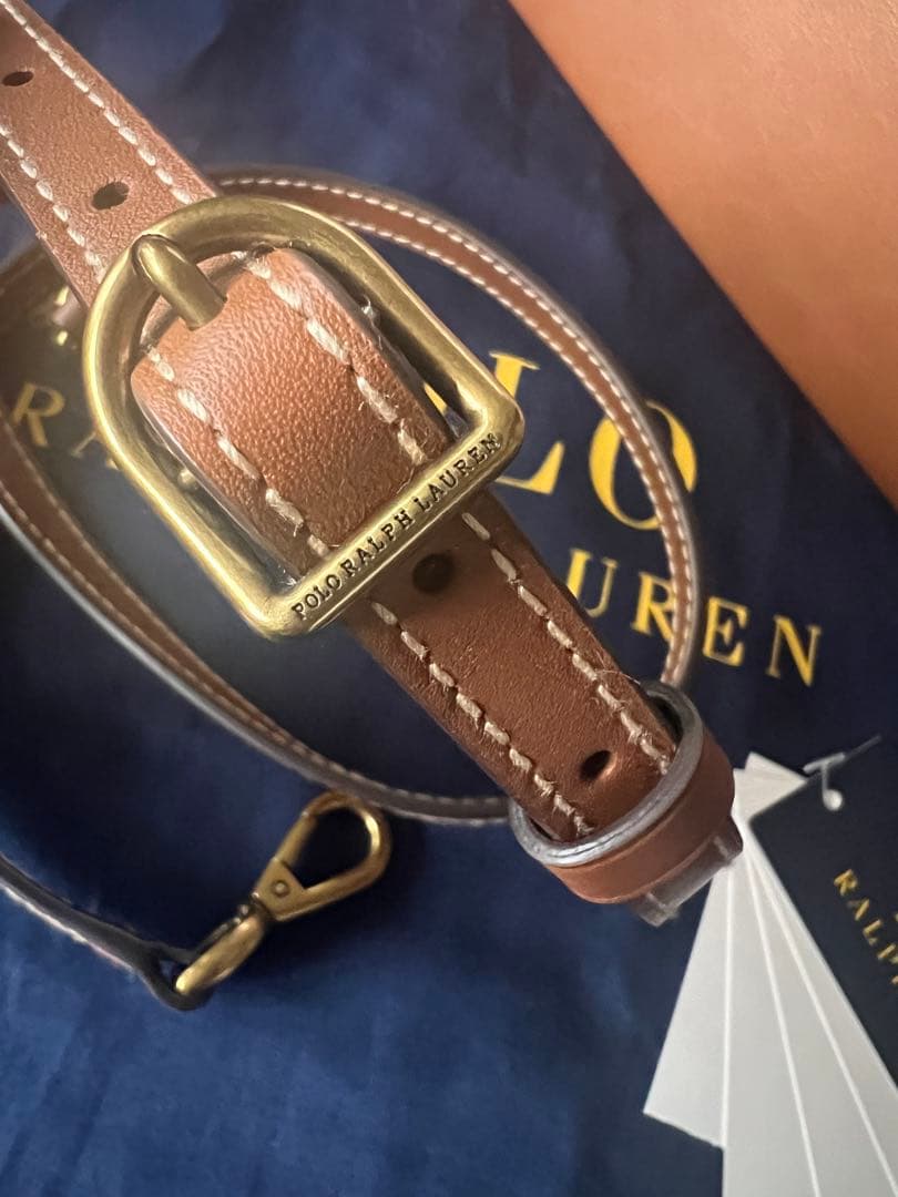 新品未使用　POLO RALPH LAUREN ストラップ付きミニトートバッグ