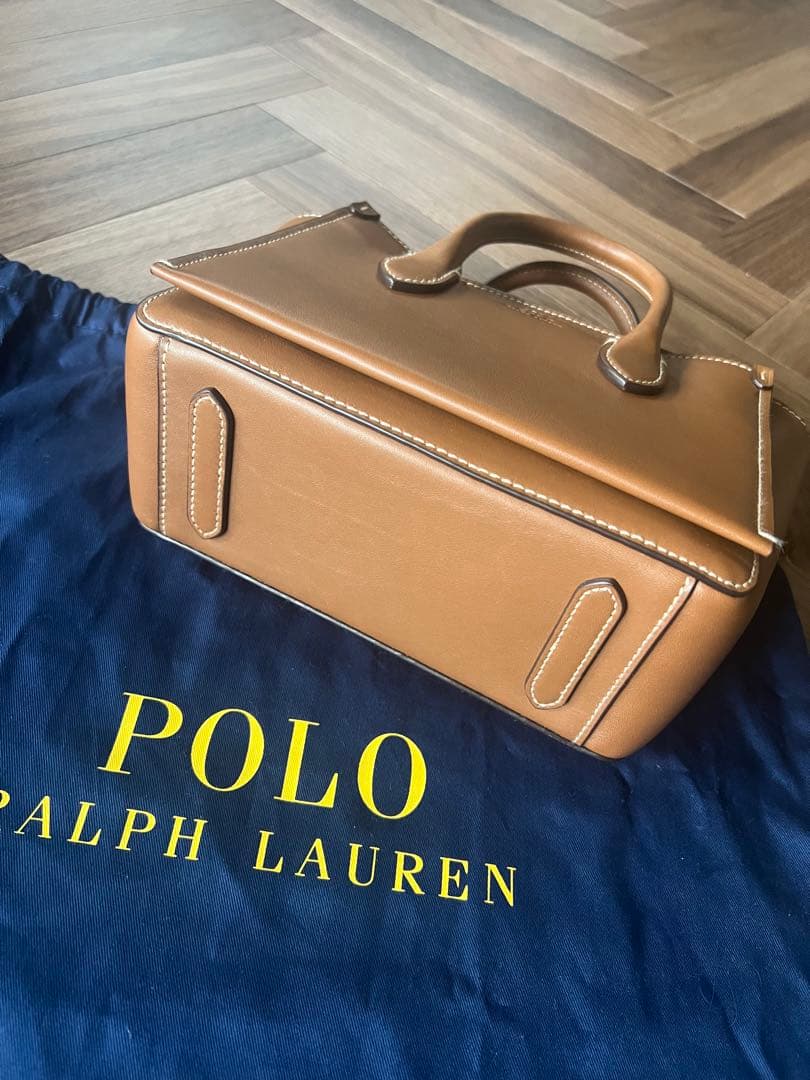 新品未使用　POLO RALPH LAUREN ストラップ付きミニトートバッグ