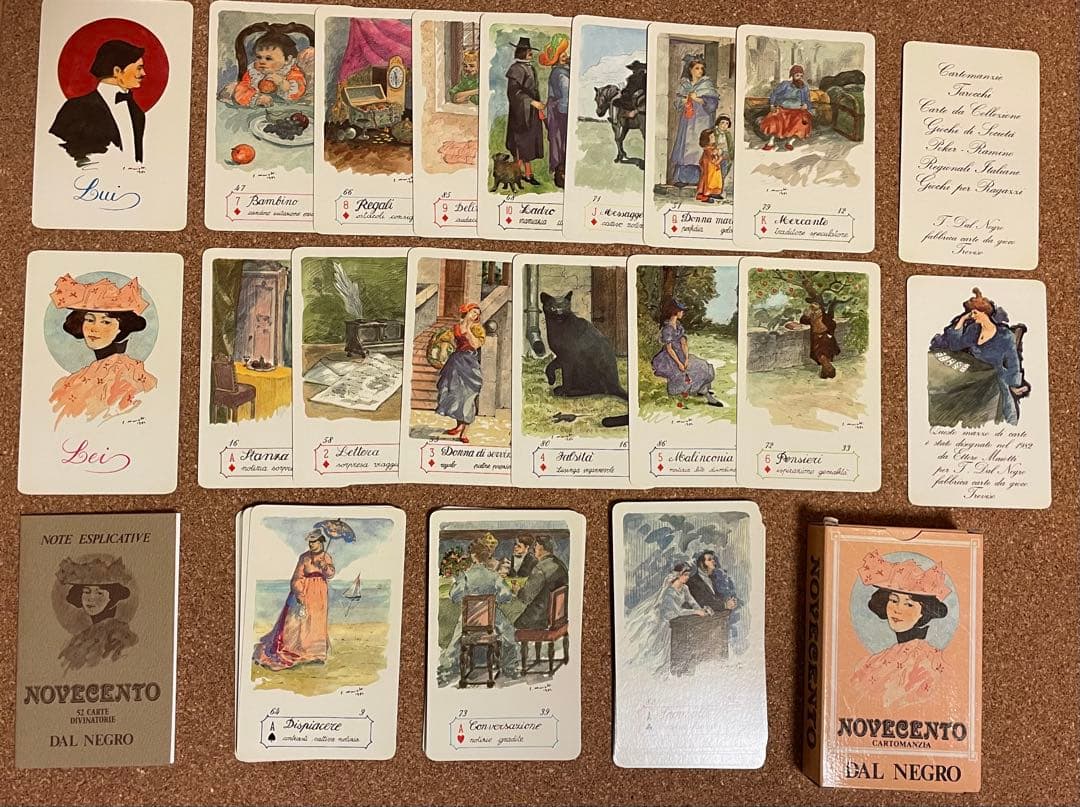 ⭐︎【DAL NEGRO】トランプ/タロットカード★vintage★