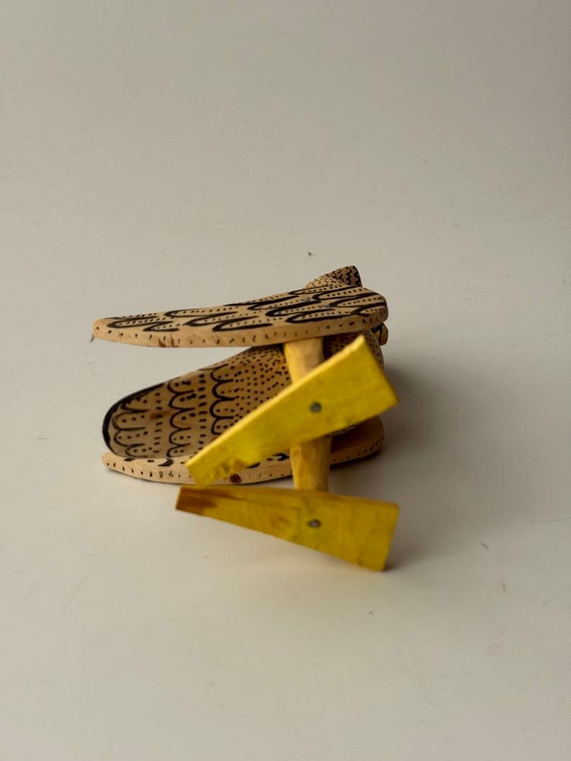 メキシコ オアハカ フクロウ ミミズク ウッドカービング 木製 置物