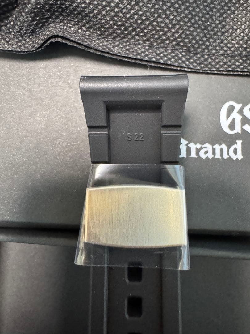 Grand Seiko ラバーベルト ブラック　かん幅22mm新品