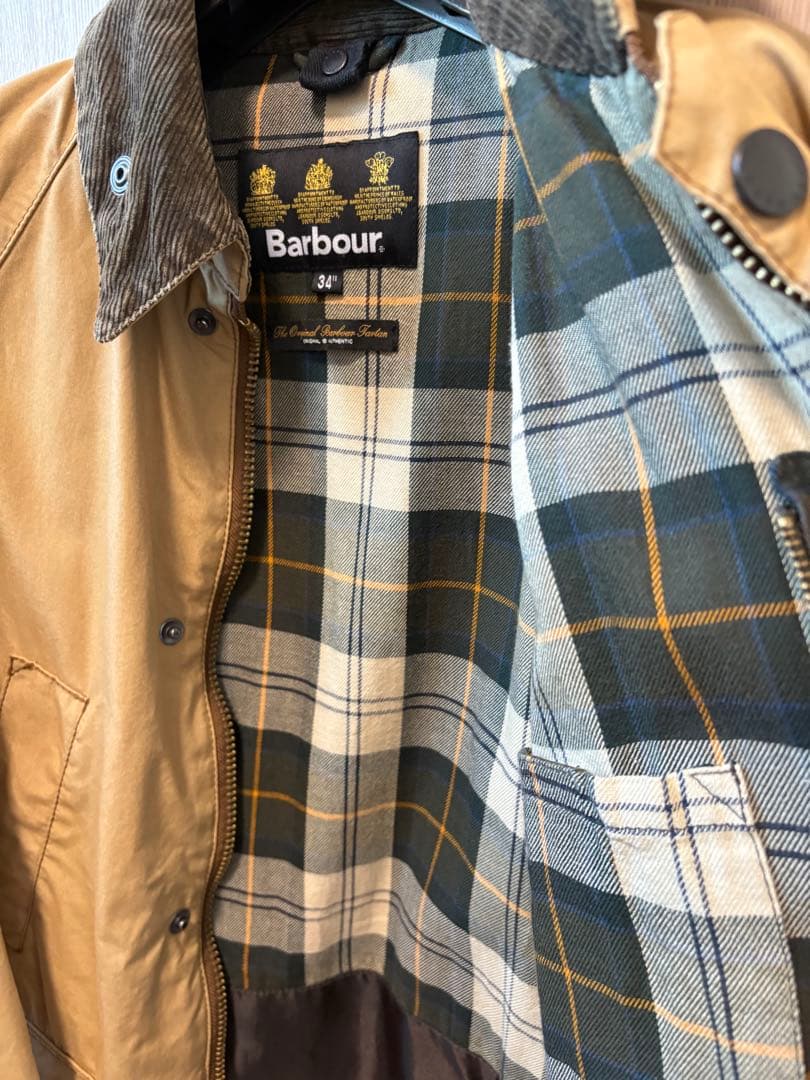 Barbour ベージュ ビデイル