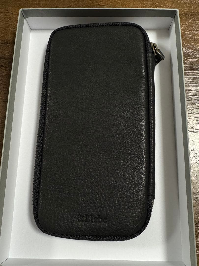 &Liebe ジップペンケース ブラック アンドリーベ ペブルヌメ &Liebe ジップペンケース ブラック アンドリーベ ペブルヌメ - メルカリ