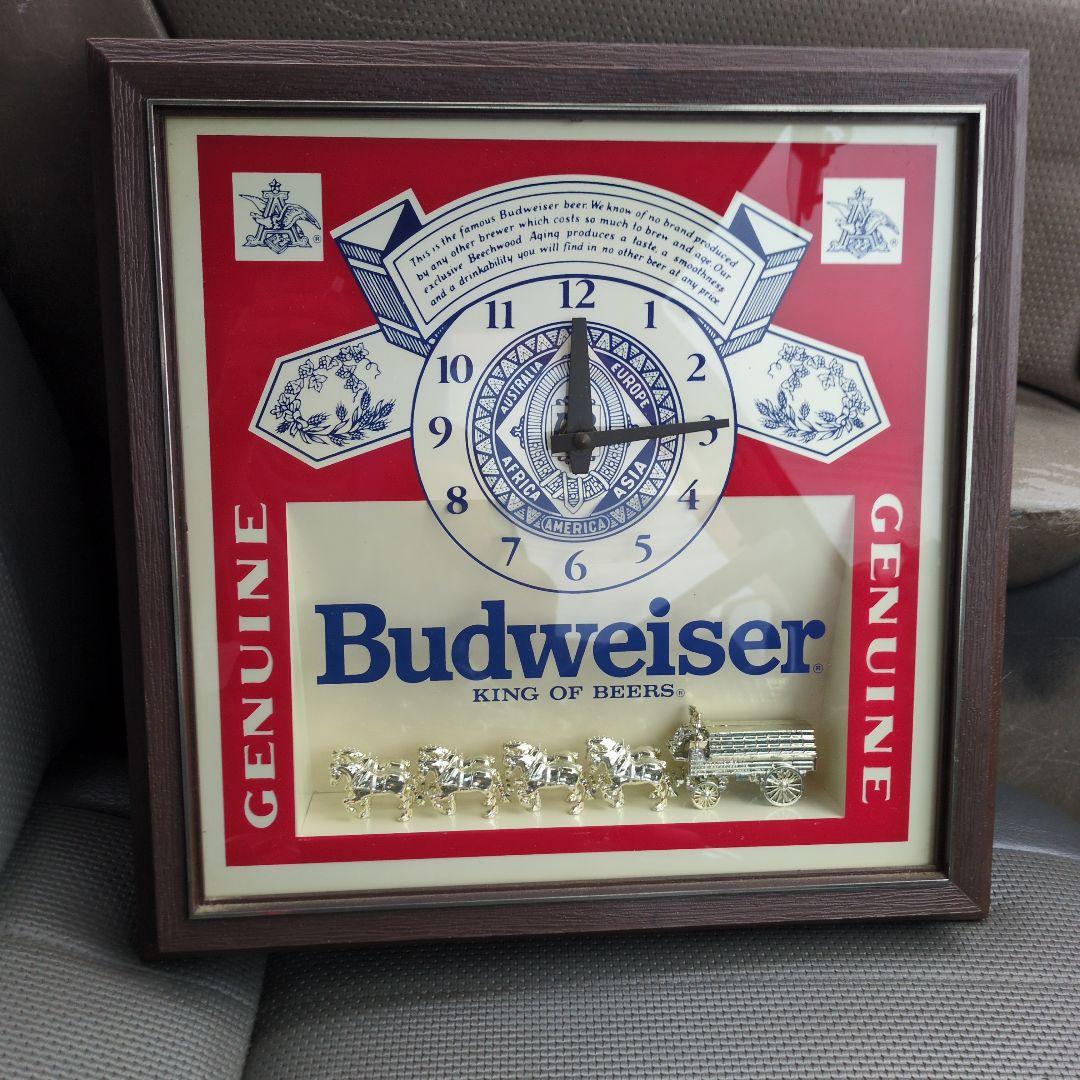 Nnnnn　バドワイザー　看板掛け時計　USA ジャンク