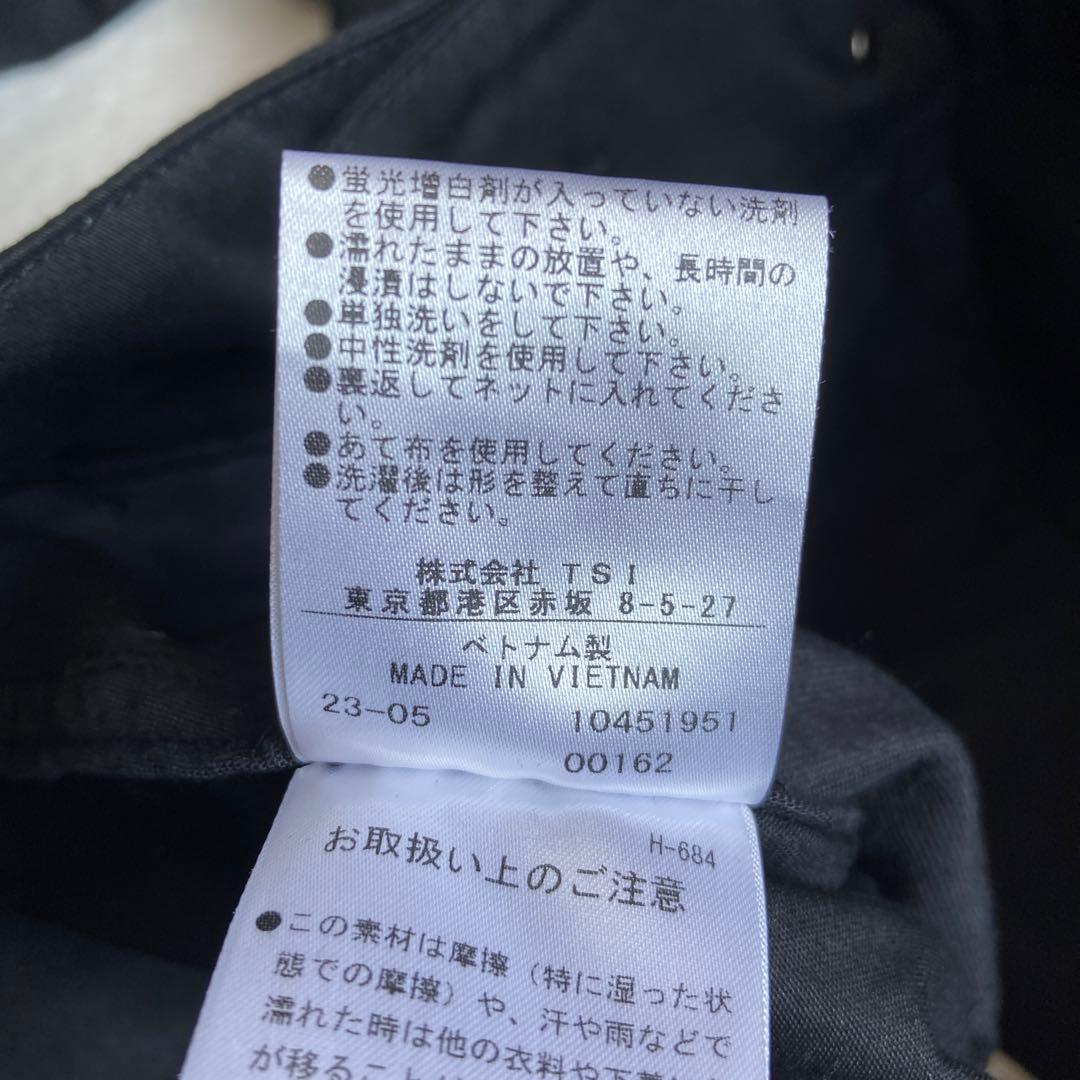 新品タグ MHL. ワイドパンツ SOFT DENSE COTTON 黒 M 2