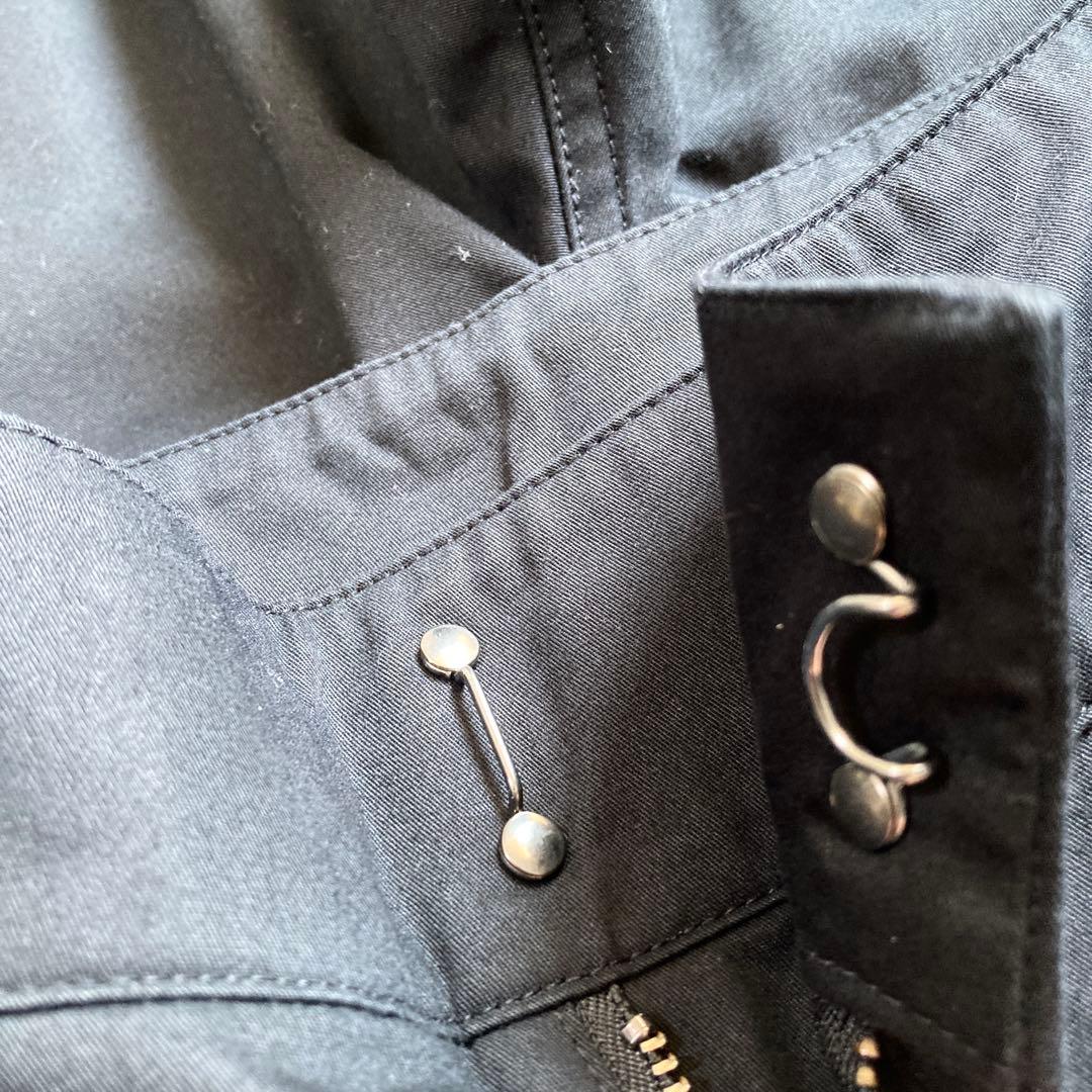 新品タグ MHL. ワイドパンツ SOFT DENSE COTTON 黒 M 2