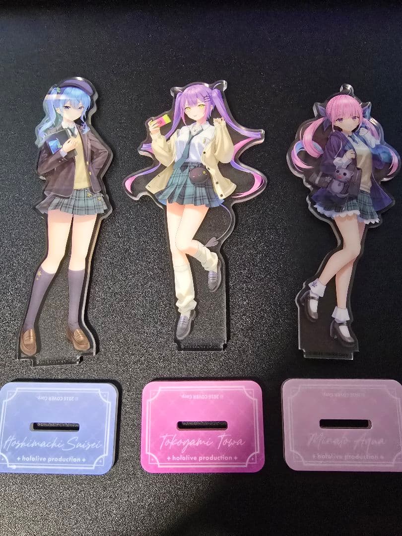 星街すいせい 常闇トワ 湊あくあ アクリルスタンド シンガポール限定