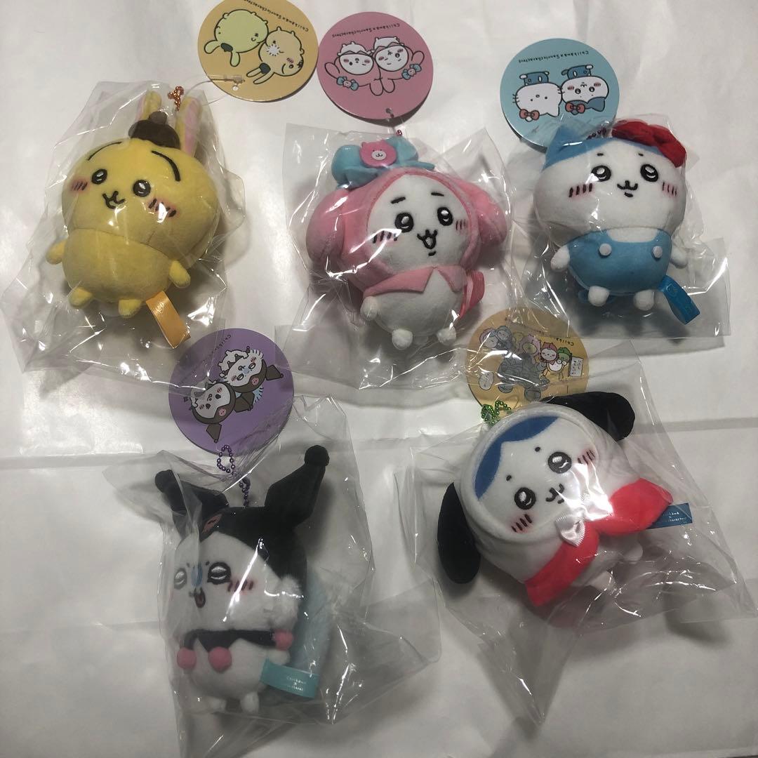 ちいかわ✕サンリオキャラクターズ ぷちミニマスコット 5点セット