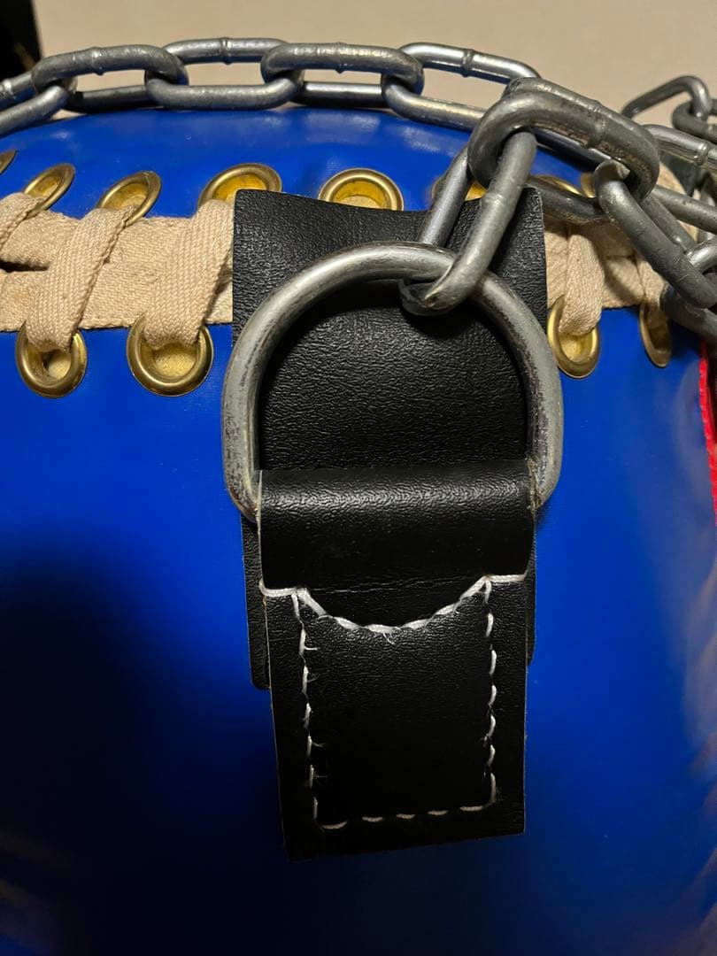 Winning ウイニング タイミングバッグ サンドバッグ 赤/青 チェーン付き