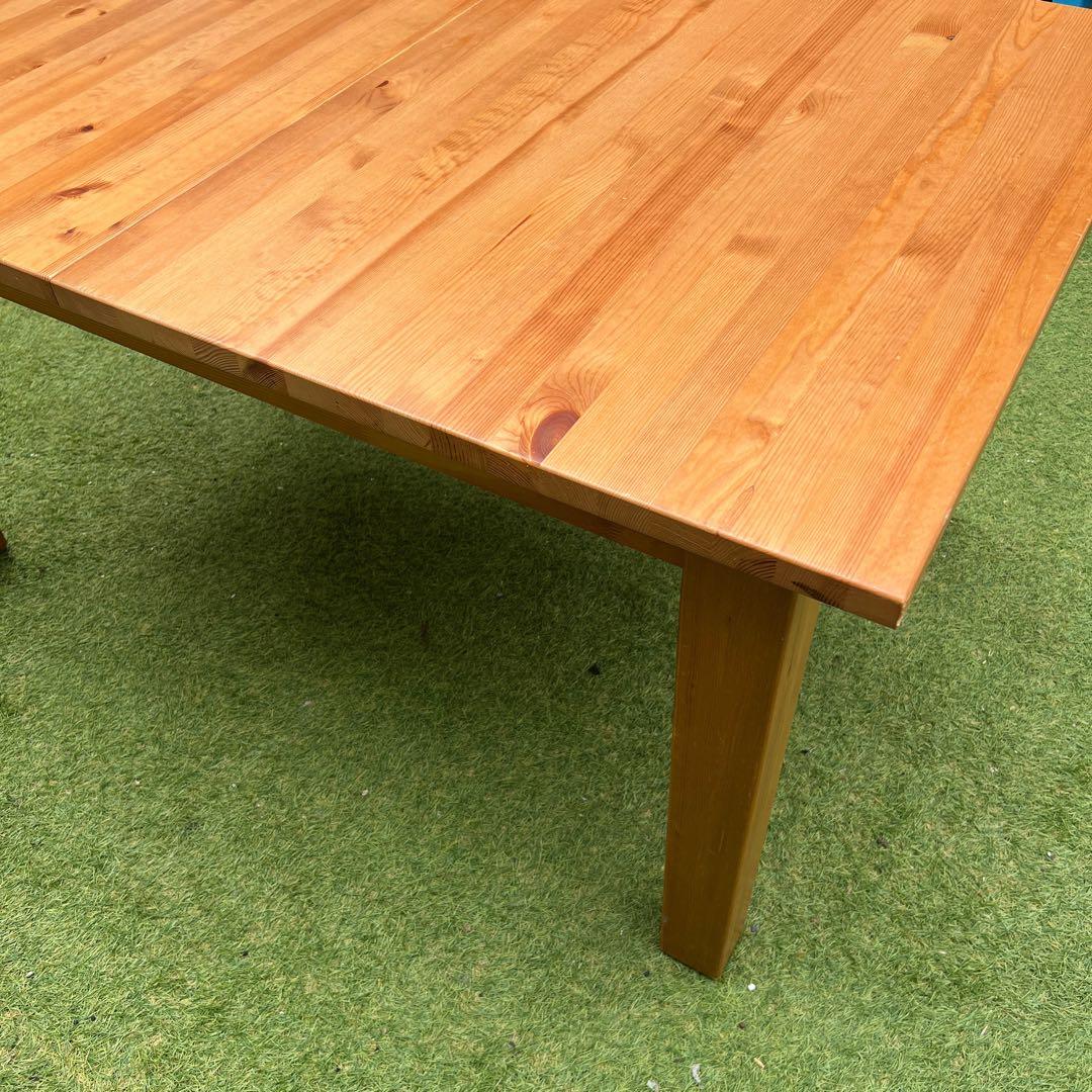 【横浜・川崎】イケア 伸長式 ダイニングテーブル 無垢材　STORNAS　廃盤