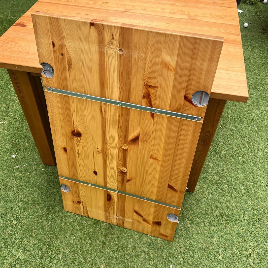 【横浜・川崎】イケア 伸長式 ダイニングテーブル 無垢材　STORNAS　廃盤