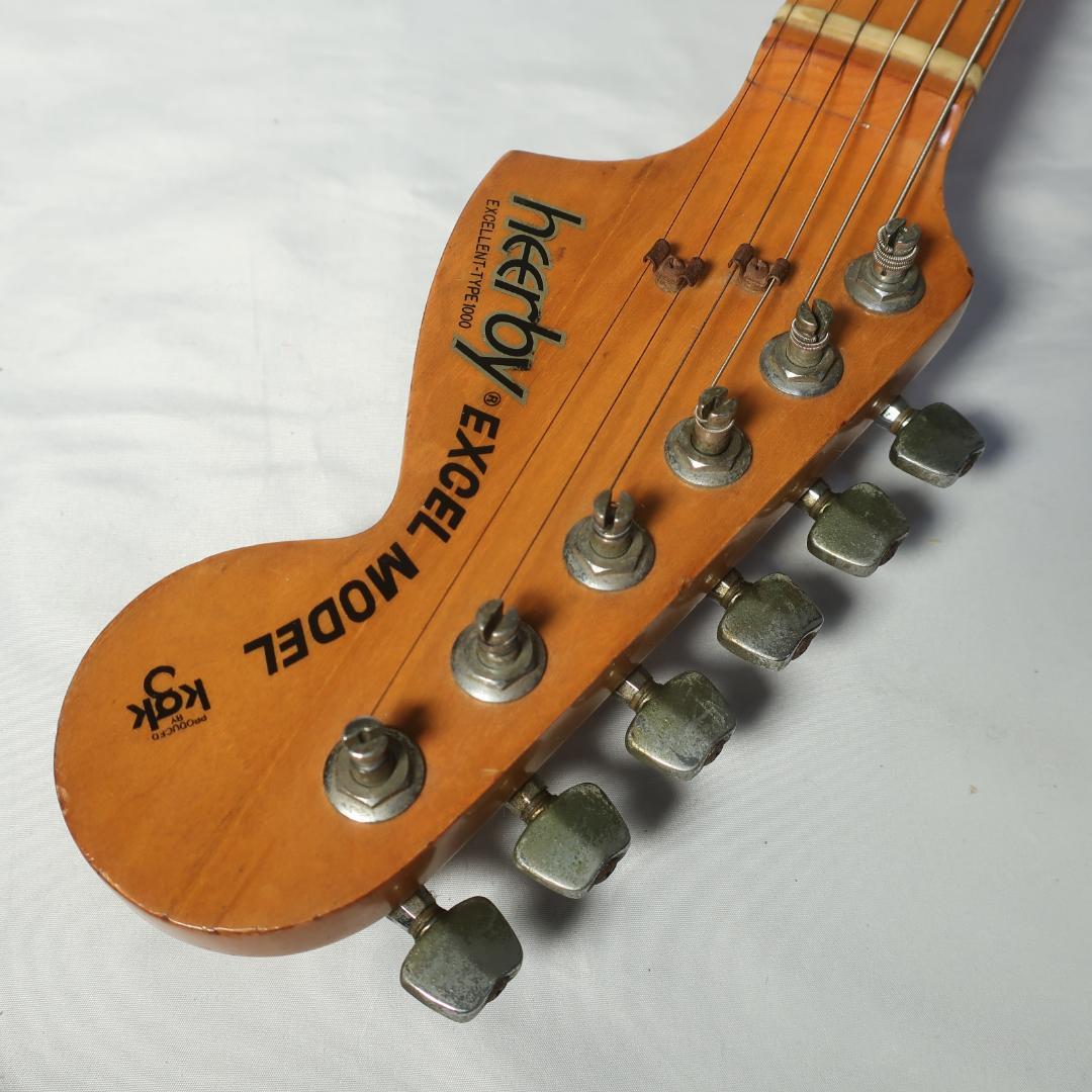 Heerby EXCELLENT-TYPE1000 エレキギター ハードケース付