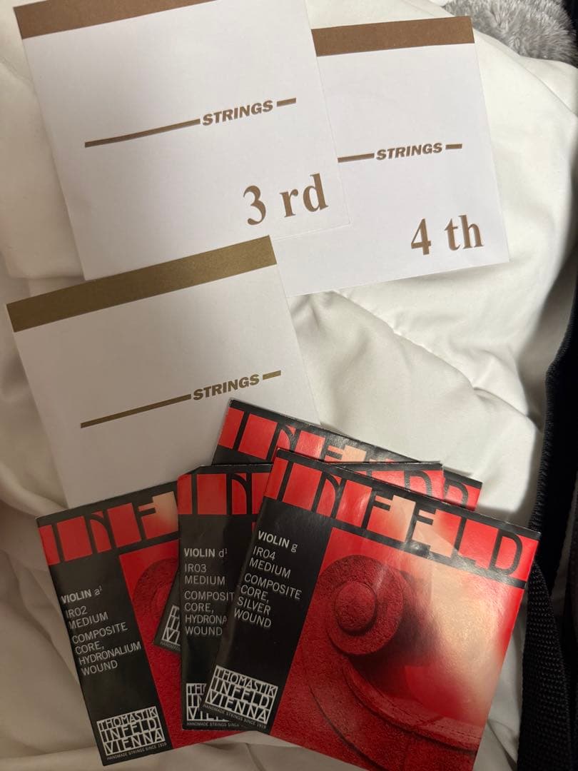 バイオリンセット ケース＆弓付き 初心者向け練習用