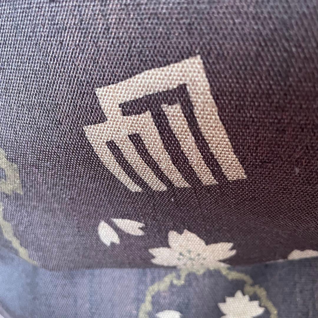 美しすぎるサフラン染め大島紬 銀通しぼかし付下げ 正絹着物 - メルカリ