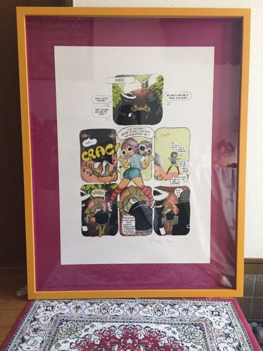 fafi サイン入り carmine volt 原画レプリカ - 絵画オリジナル