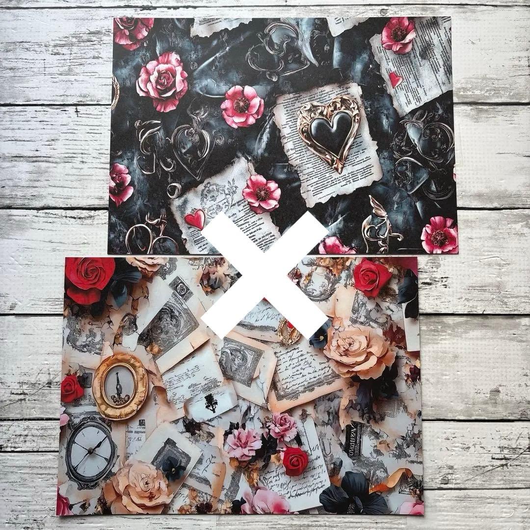 デ1395] mint様 デザインペーパー