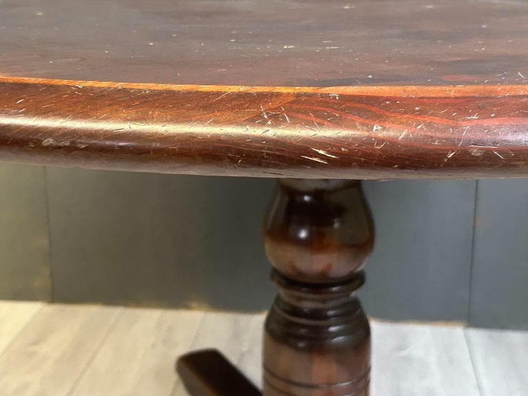 ビンテージ　丸テーブル　センターテーブル　カフェテーブル　コーヒーテーブル　IR