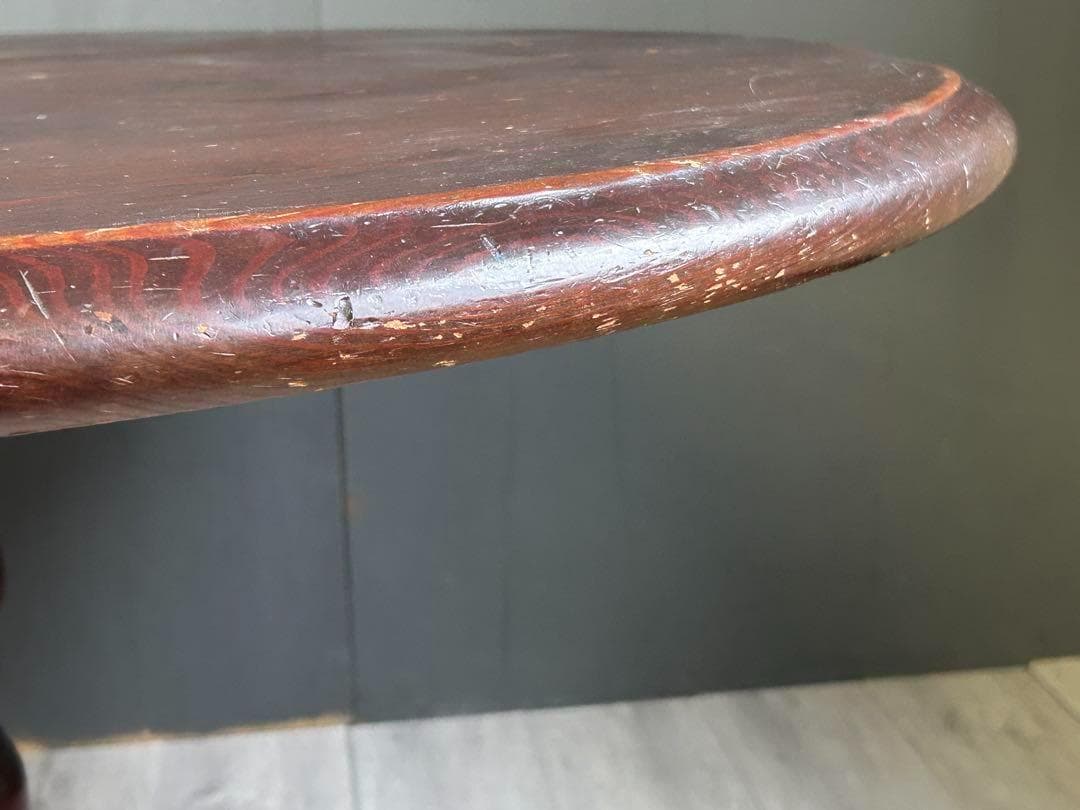 ビンテージ　丸テーブル　センターテーブル　カフェテーブル　コーヒーテーブル　IR